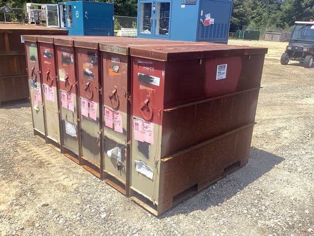 (6) JMC CNU-332A/E 30mm Ammunition Storage Containers (6) JMC CNU-332A/E 30mm Ammunition Storage Containers