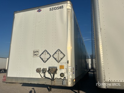 2013 Utility VS2DX 53 ft x 102 in T/A Van Trailer