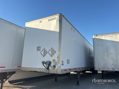 2013 Utility VS2DX 53 ft x 102 in T/A Van Trailer