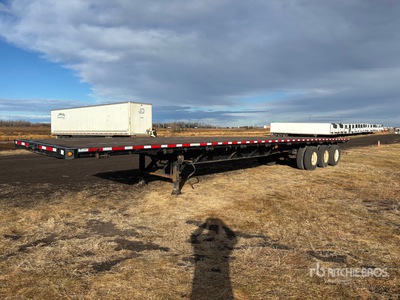 2013 Manac 53 ft Tri/A Flatbed Trailer