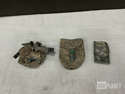 (167) Canteen Pouches, (100) Entrenching Tool Carriers & Assorted Items