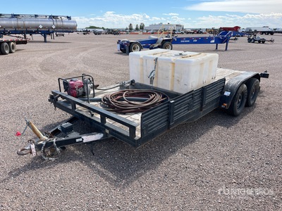2007 Bran 18 ft T/A Equipment Trailer