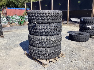 (4) Goodyear 395/85R20 Tires