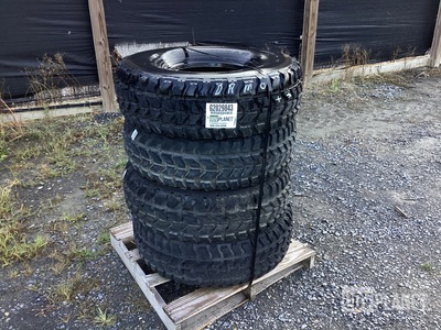 (4) Goodyear 37x12.50R16.5LT Tires