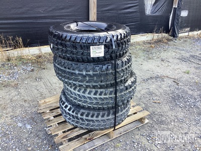 (4) Goodyear 37x12.50R16.5LT Tires