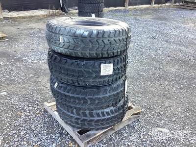 (4) Goodyear 37x12.50R16.5LT Tires