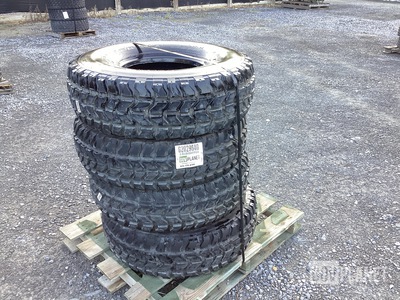 (4) Goodyear 37x12.50R16.5LT Tires