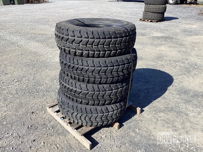 (4) Goodyear 37x12.50R16.5LT Tires