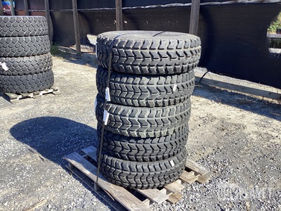 (5) Goodyear 37x12.50R16.5LT Tires