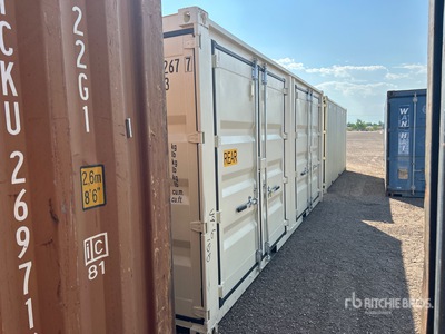 20 ft Standard Multi-Door Open-Sided Storage Container (Unused)