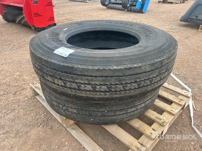 Quantity of (2) 12R22.5 Tires
