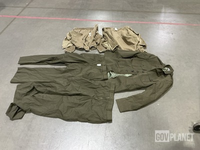 (1) Men's Coat, (3) Pairs of Men's Trousers & Assorted Items