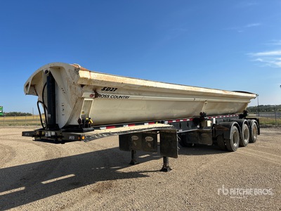 2018 Cross Country 37 ft Tri/A مقطورة تفريغ جانبية