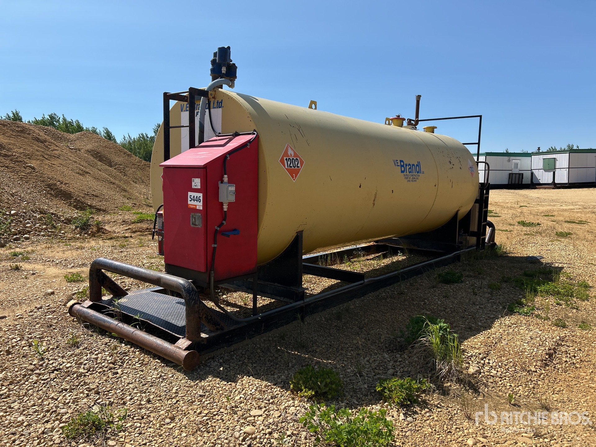 2006 Tidy tank 13200 L Skid Mounted Steel Diesel Tanque de combustible