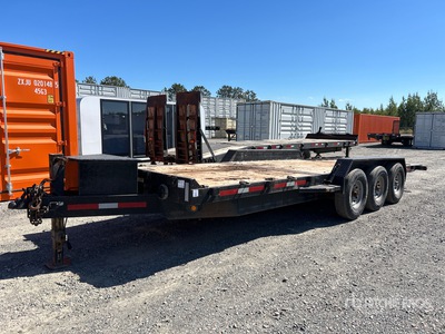 2018 Friesen CT-24-3 22 ft Tri/A Tilt Deck Trailer