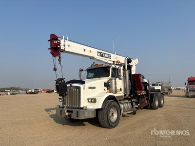 2002 Terex Straight Boom on 2003 Kenworth T-800 6x4 Kranwägen