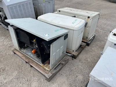 Quantity of (3) Generac Stand-By Generatore