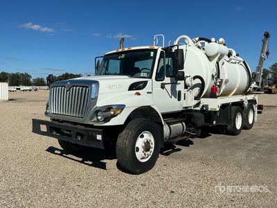 2008 Presvac Systems on 2009 International 7400 SBA 6x4 Vacuum Tanker Truck