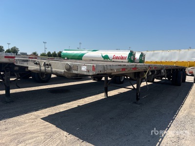 1997 Transcraft TL2000W2 48 ft T/A Spread Axle Flatbed Trailer