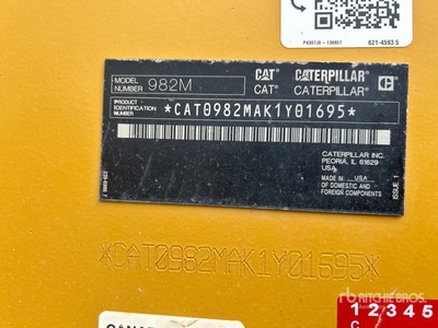 2018 Cat 982M AG Radlader