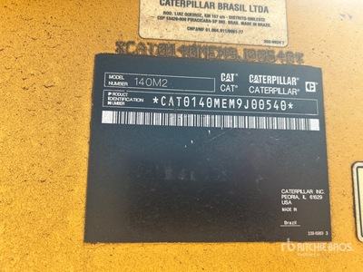 2012 Cat 140M2 Motor Grader