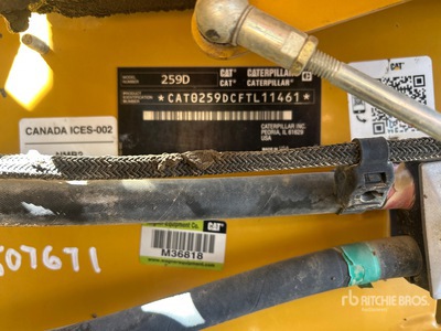 2017 Cat 259D Kompakt-Raupenlader
