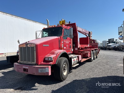 Terex BT-2047 20000 lb Straight Boom on 2012 Kenworth T-800 8x4 Crane Truck (Inoperable)
