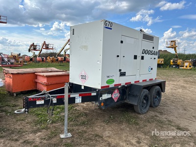 Doosan 56 kW Mobile Generator Set