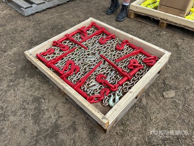 Quantity of (6) 2025 Quantity of (6) 13000 lb Ratchet Binders (Unused)