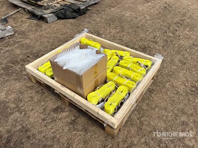 Quantity of (16) Flatbed Straps (Unused)