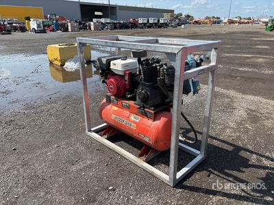 DeVilbiss Skid-Mounted 30 gal コンプレッサー