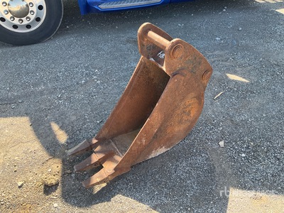 Cat 12 in Digging Excavator Bucket
