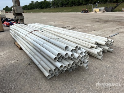 Quantity of (2) Bundles of 4 in x 20 ft PVC Pipe