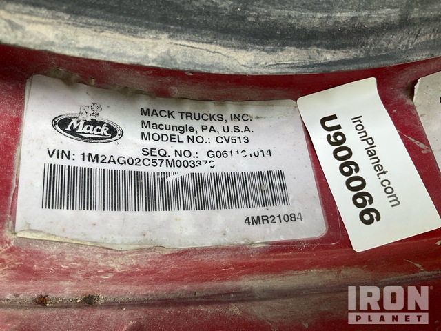 CAMIóN REVOLVEDOR 2007 MACK MCNEILUS 11 CYD