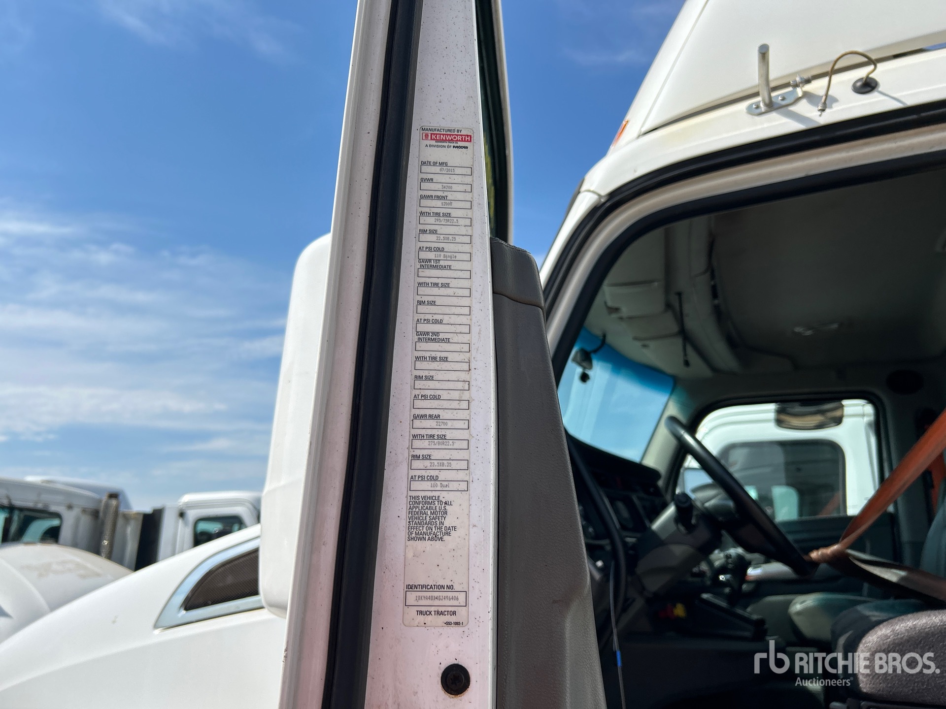2016 Kenworth T680 4x2 Tracteur Routier