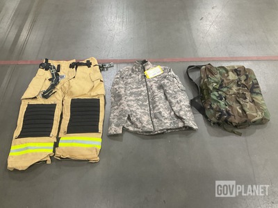 (2) Army Elements Jackets, (2) Pairs of Fireman's Trousers & Assorted Items