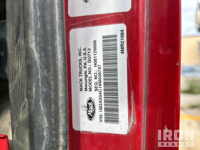 CAMIóN REVOLVEDOR 2009 MACK MCNEILUS MIXER 11 CYD