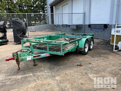 2002 Pequea  12 ft T/A Utility Trailer