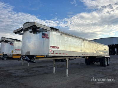 2019 Vantage S-96-SS 39 ft T/A Aluminum Tipping Trailer