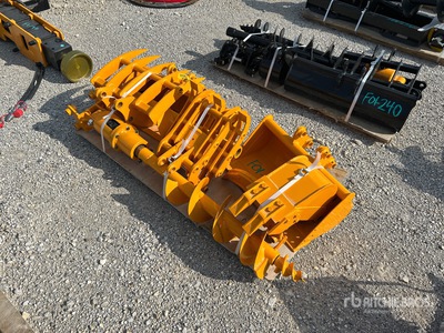Quantity of (8) Mini Excavator Attachments buckets, augers, ripper, thumb Varios, accesorio para excavadora (Unused)
