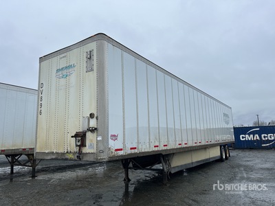 2015 Wabash 53 ft x 102 in T/A Van Trailer