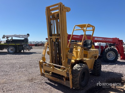 1980 Baker York UT-50 5000 lb Pneumatic Tire Forklift (Inoperable)