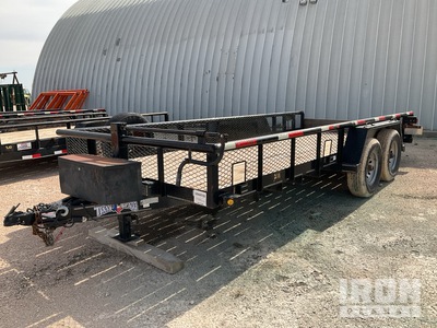 2019 Texas Bragg 18 ft T/A Utility Trailer