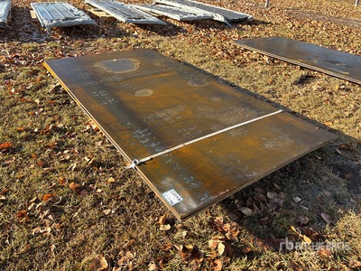 Quantity of (2) 2025 AGT 5ft x 10ft (0.75 in Thick) Placas de acero (Unused)