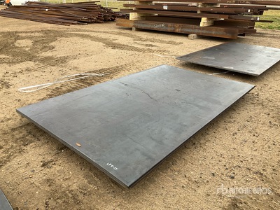 Quantity of (2) 2025 AGT 6ft x 8ft 6 ft x 9 ft 10 in (1 in Thick) Placas de acero (Unused)