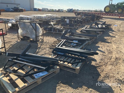 Quantity of (8) 2025 Mower King SA 48 in Skid Steer Forks (Unused)