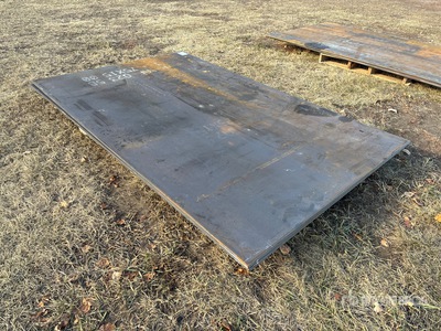 Quantity of (2) 2025 AGT 5ft x 8ft (0.75 in Thick) Stahlplatten (Unused)