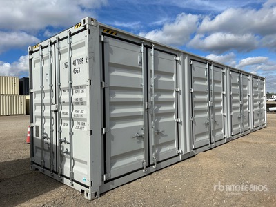 2025 40 ft High Cube Multi-Door Storage Container