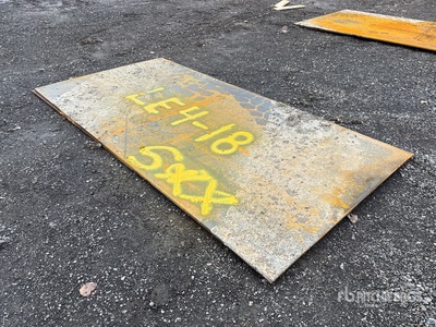 Quantity of (2) 2025 AGT 5 ft x 10 ft x 0.75 in Stahlplatten (Unused)