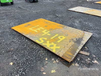 Quantity of (2) 2025 AGT 5 ft x 8 ft x 0.75 in Stahlplatten (Unused)
